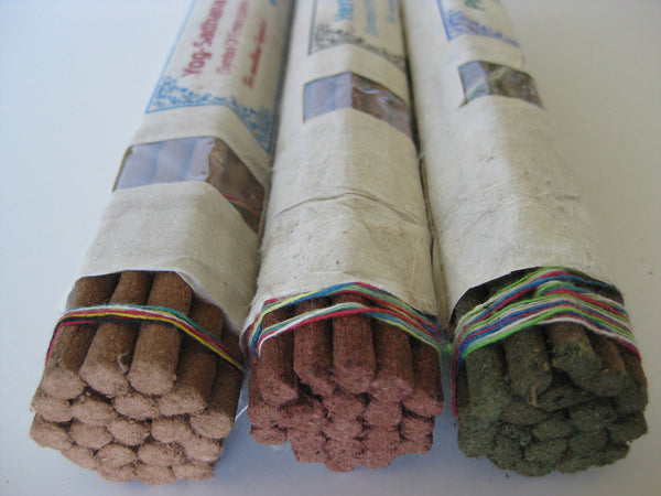Set of three spiritual Tibetan Incense blends