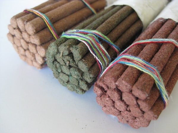 Set of three spiritual Tibetan Incense blends