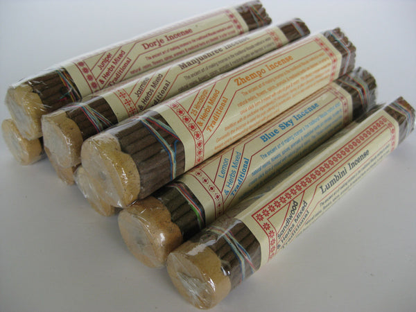 Set of eight Himalayan herbs Tibetan incense
