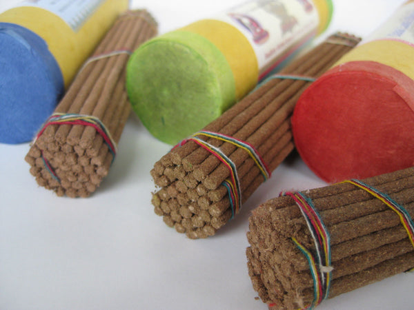 Set of three Tibetan incense handmade in Nepal