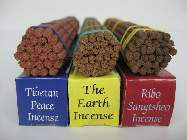 Set of three spiritual Tibetan Incense blends