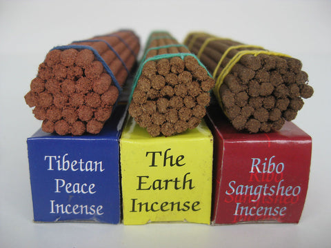 Set of three spiritual Tibetan Incense blends