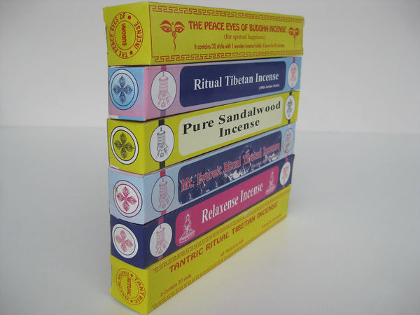 Set of six Tibetan Incense blends #2