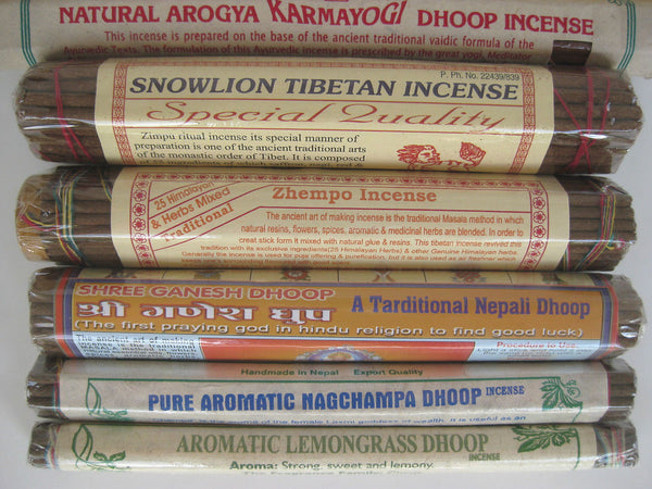Set of Twelve Tibetan Incense #3
