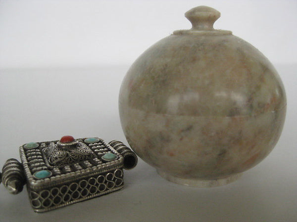 Sterling Silver Gau Locket ~ Fantastic intricate design