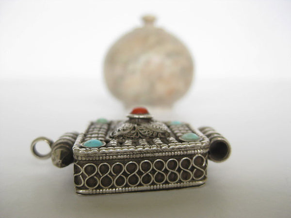 Sterling Silver Gau Locket ~ Fantastic intricate design