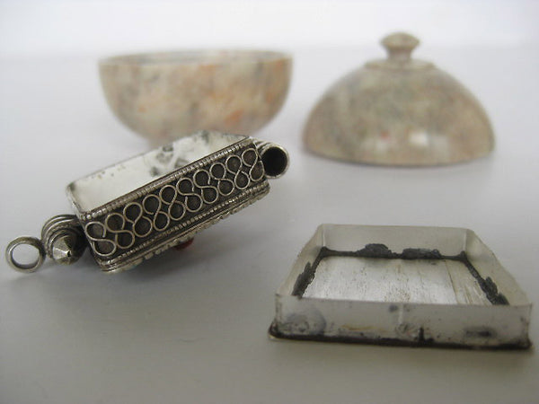 Sterling Silver Gau Locket ~ Fantastic intricate design