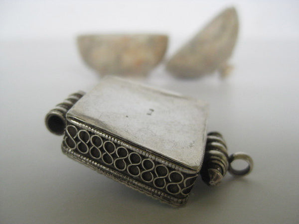 Sterling Silver Gau Locket ~ Fantastic intricate design