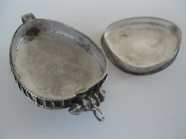 Sterling Silver Ganesha Elephant Gau Locket