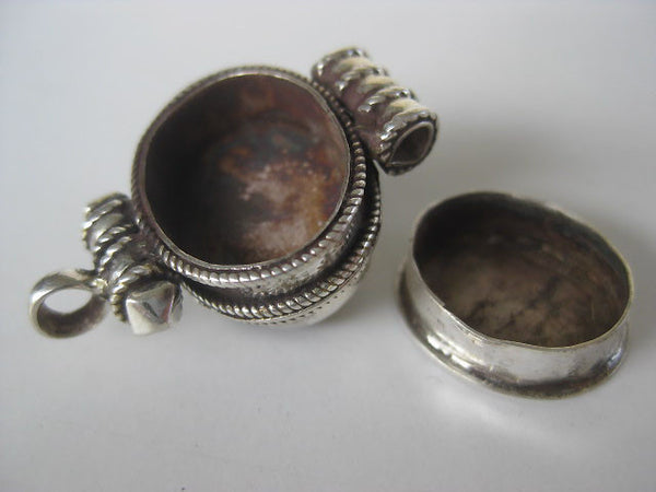 Tigers Eye Silver Gau Locket